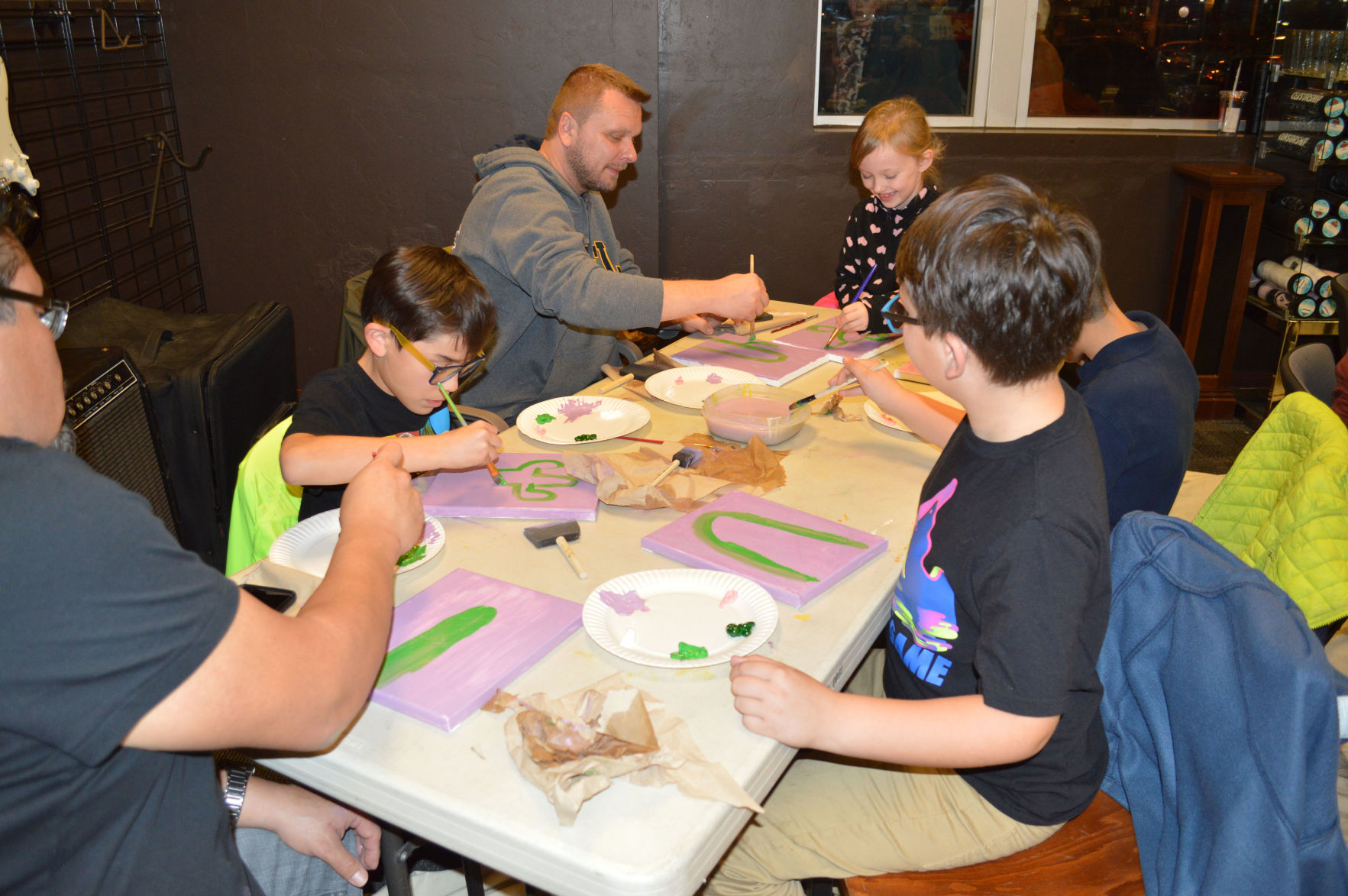 Paint nite at Bookmans offers fun and art for all
